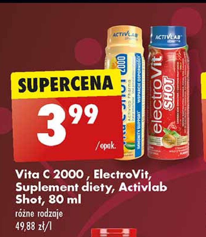 Shot vita c 2000 Activlab promocja