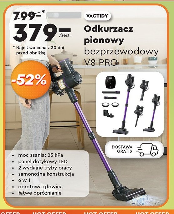 Odkurzacz v8 pro Vactidy promocja