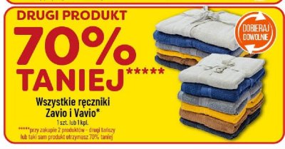 Wszystkie ręczniki Zavio i Vavio promocja w POLOmarket