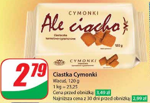 Ciastka cymonki Wacuś promocja