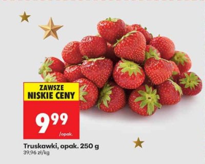 Truskawki 250 g promocja w Biedronka