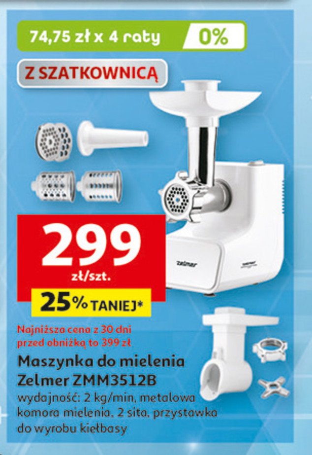 Maszynka do mięsa zmm 3512b Zelmer promocja