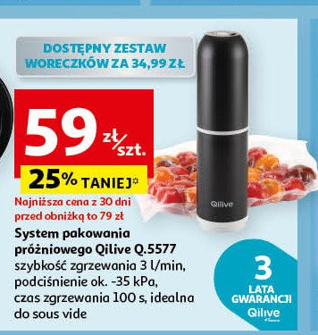 Urządzenie do pakowania próżniowego q.5577 Qilive promocja