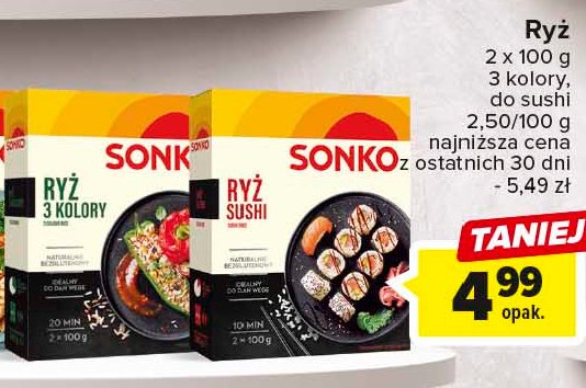Ryż sushi Sonko promocja