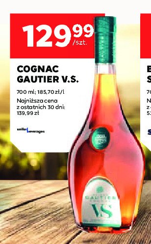 Cognac Gautier vs promocja w Stokrotka