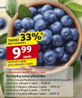 Borówka amerykańska promocja w Auchan