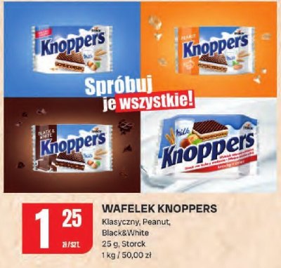 Wafelek Knoppers promocja w Chorten