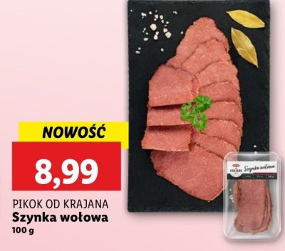 Szynka wołowa Pikok od krajana promocja