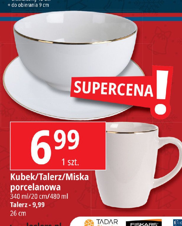 Kubek porcelanowy poj. 340 ml promocja