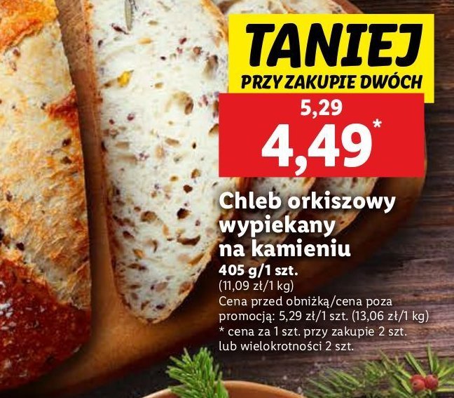 Chleb orkiszowy promocja w Lidl