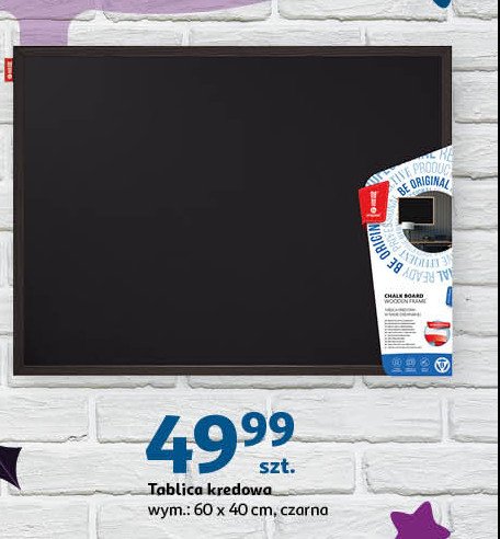 Tablica kredowa 60 x 40 cm promocja