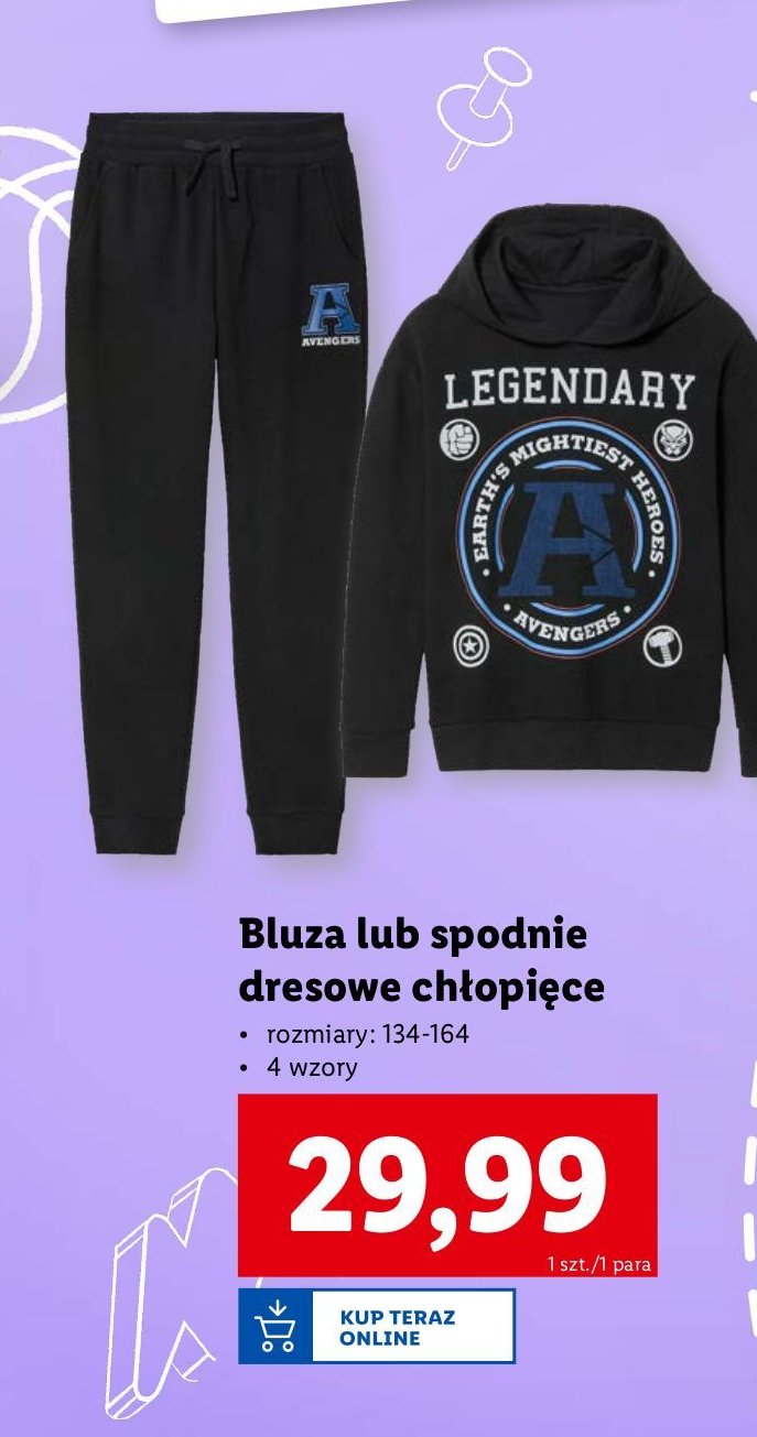 Bluza chłopięca 134-164 cm promocja