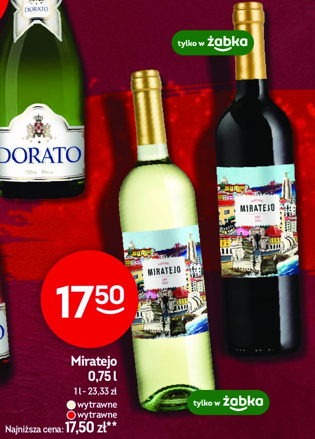 Wino Miratejo promocja w Żabka