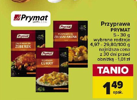Curry Prymat promocja