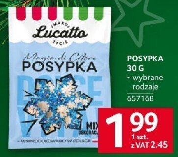 Posypka Lucatto promocja w Selgros