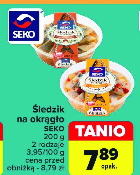 Śledzik na okrągło po myśliwsku Seko promocja