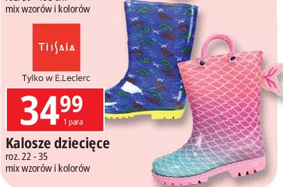 Kalosze dziecięce Tissaia promocja