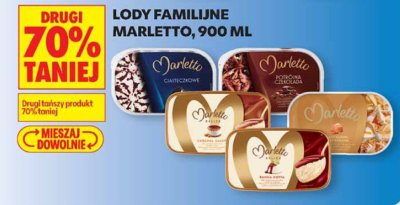 Lody familijne Marletto, 900 ml promocja w Biedronka