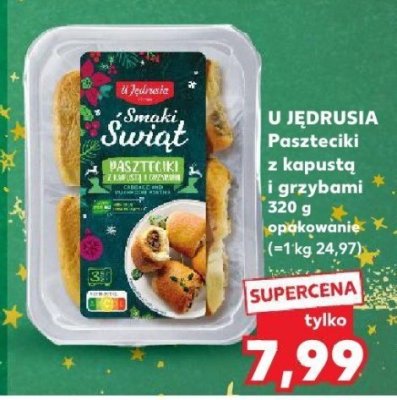 Paszteciki z kapustą i grzybami K-classic stąd takie dobre! promocja w Kaufland