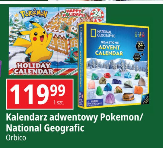 Kalendarz adwentowy pokemon promocja w Leclerc