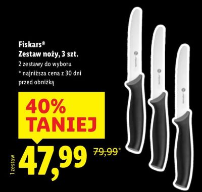 Zestaw noży, 3 szt. promocja w Lidl