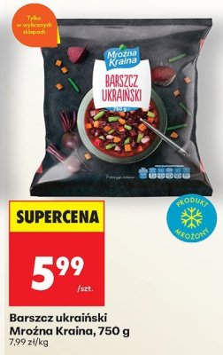 Barszcz ukraiński Chef select promocja w Biedronka