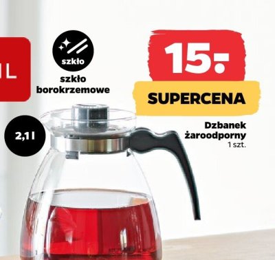 Dzbanek żaroodporny promocja w Netto