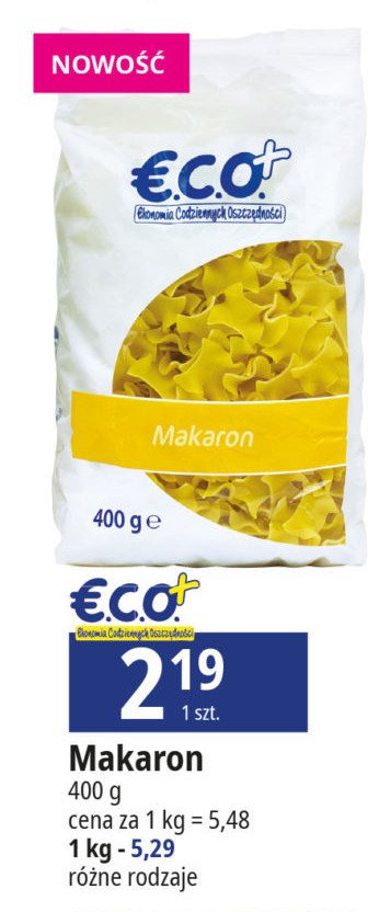 Makaron Eco+ promocja