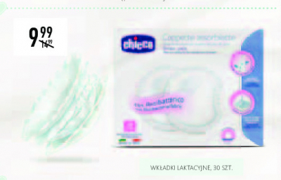 Wk艂adki laktacyjne Chicco promocja