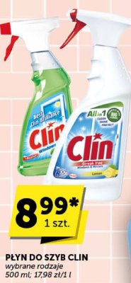 Płyn do szyb Clin wybrane rodzaje promocja w ABC