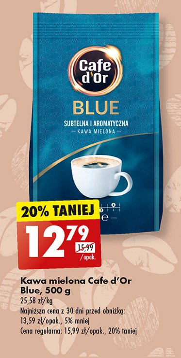 Kawa Cafe d'or blue promocja