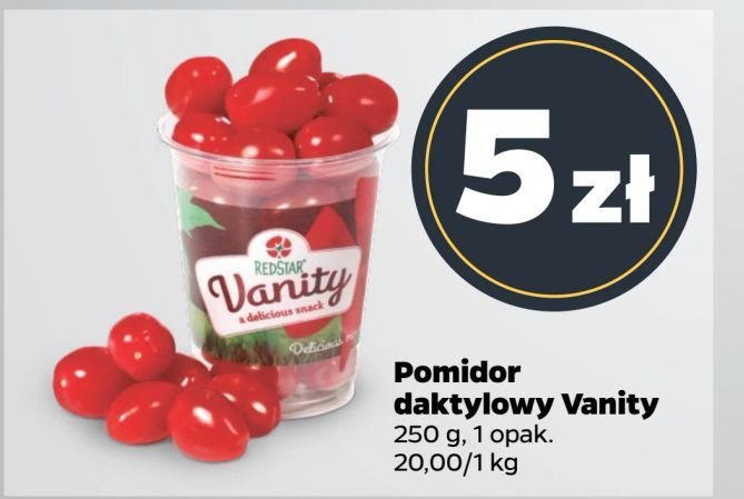 Pomidory daktylowe vanity promocja