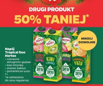 Napój Tropical Duo, różne rodzaje DRUGI -50% promocja w Netto