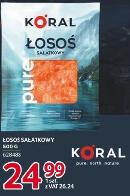 Łosoś sałatkowy KORAL promocja w Selgros