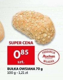 Bułka owsiana Auchan promocja