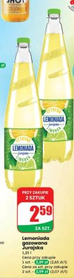 Lemoniada gazowana Jurajska promocja w Dino