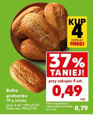 Bułka grahamka promocja w Kaufland