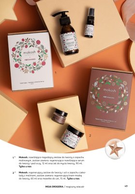 Mokosh, nawilżająco-łagodzący zestaw do twarzy o zapachu malinowym, zestaw zawiera: regenerująco-nawilżające serum do twarzy i pod oczy, 12 ml oraz żel do mycia twarzy, 90 ml promocja w Rossmann