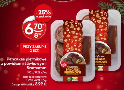Pancakes piernikowe z powidłami śliwkowymi Szamamm promocja w Żabka