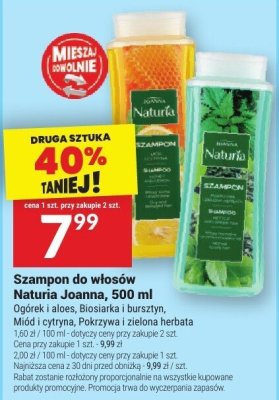 Szampon do włosów Naturia Joanna, 500 ml promocja w Twój Market