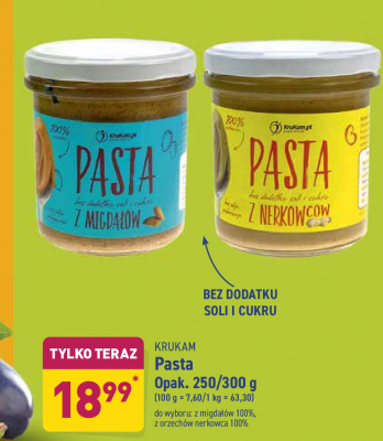 Pasta z orzech贸w nerkowca promocja