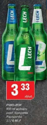 Piwo Lech 500 ml promocja w Chorten