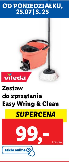 Mop easy wring and clean + wiadro Vileda promocje