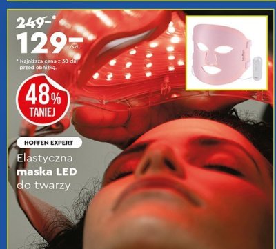 Maska LED do twarzy promocja w Biedronka