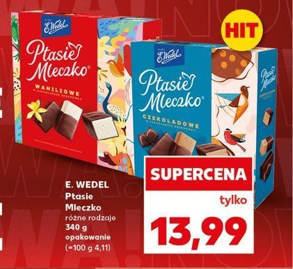 Czekoladki czekoladowe E. wedel ptasie mleczko promocja