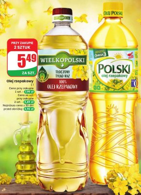 Olej rzepakowy Polski promocja w Dino