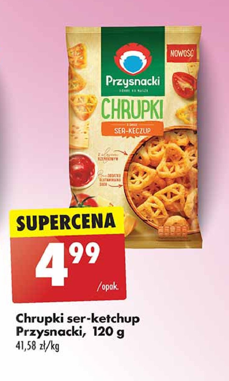 Chrupki serowo-ketchupowe Przysnacki promocja