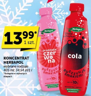 Koncentrat Herbapol wybrane rodzaje promocja w Groszek