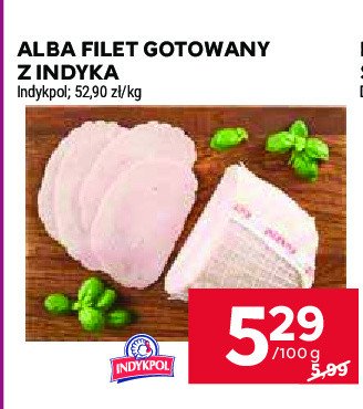 Alba filet gotowany z indyka Indykpol promocja w Stokrotka