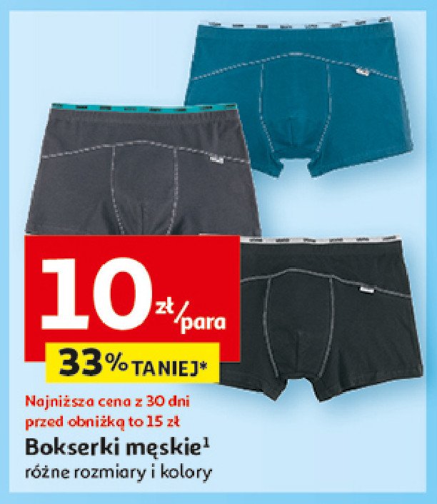 Bokserki męskie promocja w Auchan